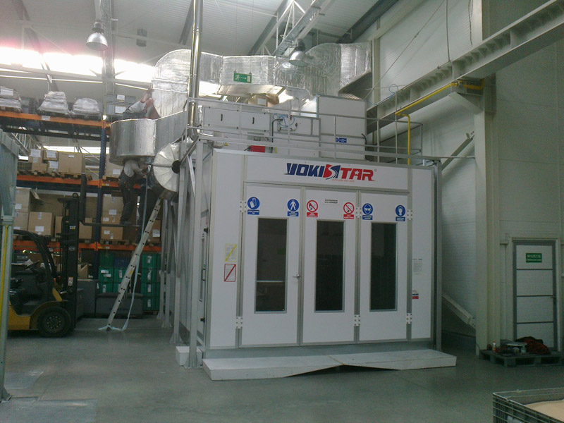 TOP SET VENTILATION CAR SPRAY BOOTH